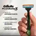 GILLETTE Prestobarba 3 Sport Cuchilla de Afeitar Máquina de Afeitar Hombre Afeitada al Ras y Suave 2 Uds