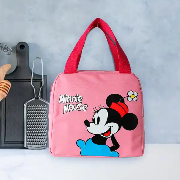 Lonchera Minnie Serie Mickey Mouse Disney Rosa Miniso