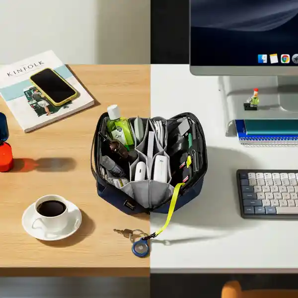 Tomtoc Cartuchera Accesorios Navigator Negro