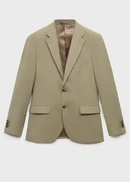 Blazer Americana Milan Verde Talla 46 Hombre Mango