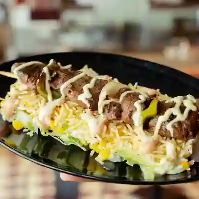 Pincho de Lomo Fino Sobre Mazorca