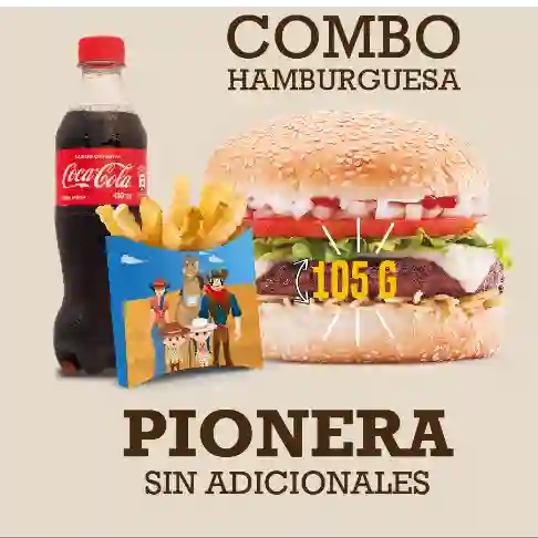 Combo Hamburguesa Pionera 105 G