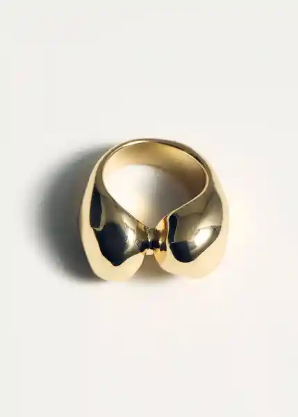 Anillo Milo Oro Talla M Mujer Mango