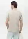 Camiseta Cherlo Hielo Talla S Hombre Mango