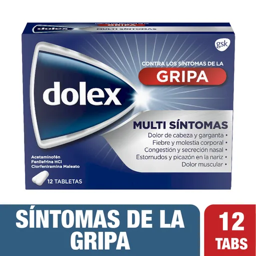 Dolex Multi Síntomas (500 mg / 5 mg / 2 mg)
