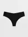 Panti Aerie Negro Talla: MEDIUM 8183073 American Eagle