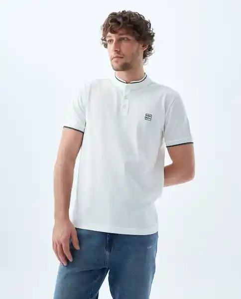 Camiseta Hombre Crudo Talla L 800G003_CRU110606 Americanino