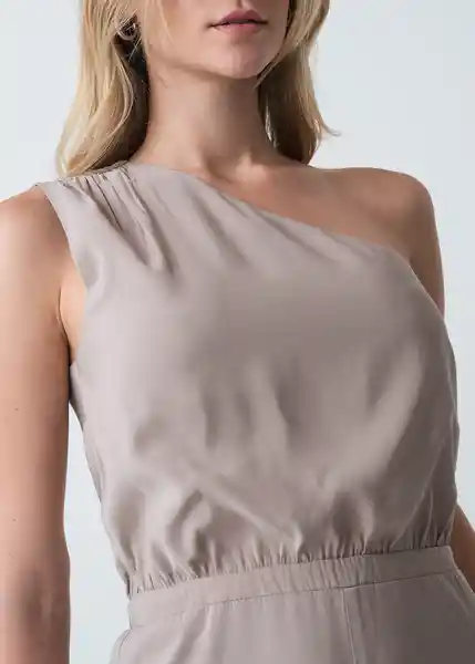 Enterizo Amelia Café Medio Talla M Mujer 563G368 Naf Naf