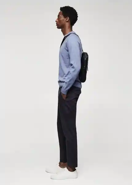 Saco Jersey Ten Índigo Talla S Hombre Mango