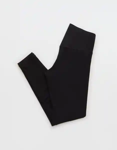 Leggings Regular Aerie Negro Talla Mediano American Eagle