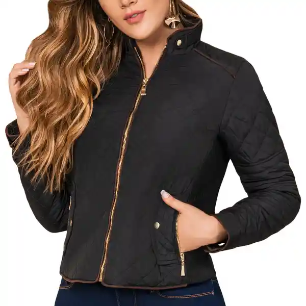 Croydon Chaqueta Sídney Negro Para Mujer ZJ67590-SS