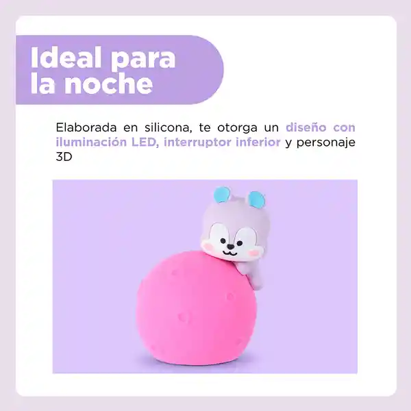 Lámpara de Noche Led Moon Rj Mang Miniso