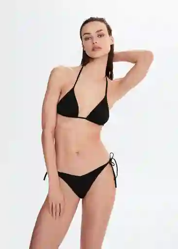 Braga Marisa Negro Talla S Mujer Mango