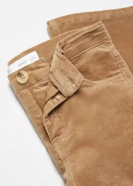 Pantalón Velve Camel Talla 06 Niña Mango