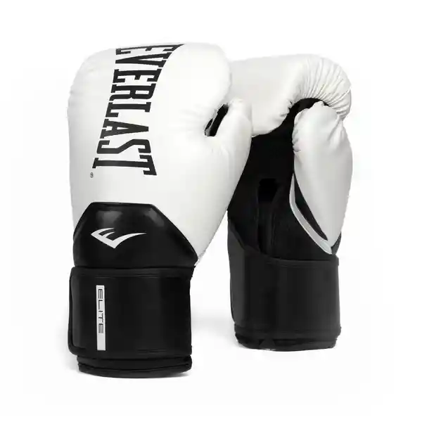 Guantes de Boxeo Elite 2 Blanco/Negro 10 Oz Everlast