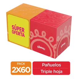 Kleenex Pack de Pañuelos Faciales Triple Hoja