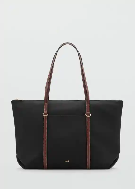 Bolso G Cobalt Negro Talla 99 Mujer Mango