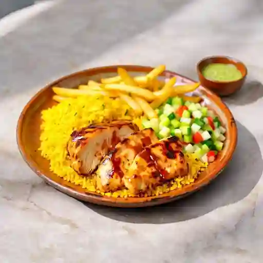 Bandeja Con Pollo