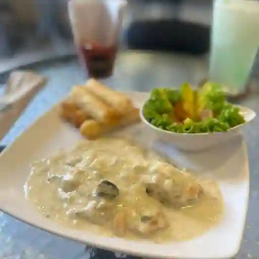 Filete en salsa de mariscos