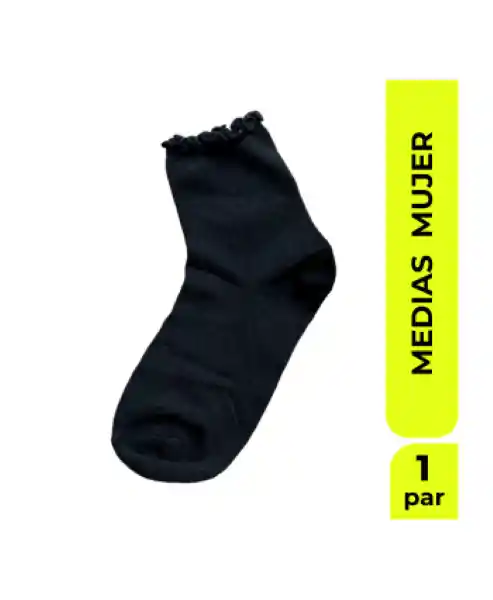 Neon Medias Clásicas Negras