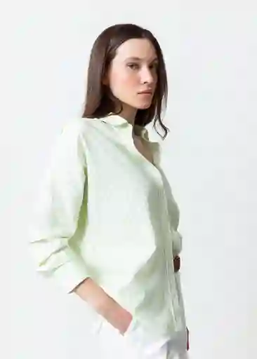 Camisa Estelle Crudo Marfil Claro Mujer Talla S 019F308