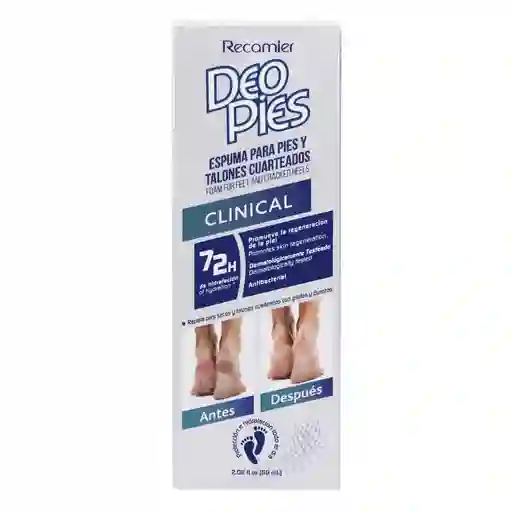 Deo Pies Espuma para Pies y Talones Cuarteados