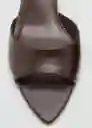 Sandalias Pepa Burdeos Talla 38 Mujer Mango