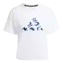 Adidas Camiseta Manga Corta Run it Bl Tee W Mujer Blanco Talla L