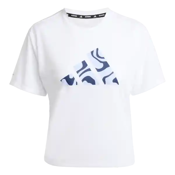 Adidas Camiseta Manga Corta Run it Bl Tee W Mujer Blanco Talla L