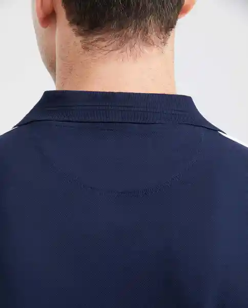 Camiseta Polo Contrast Azul Dark Ultra Oscuro S Chevignon