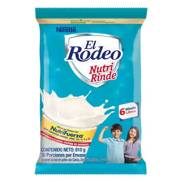 Alimento lácteo EL RODEO Nutri-Rinde x 810g