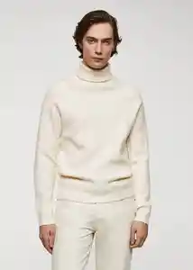 Buzo Jersey Marías Off White Talla L Hombre Mango