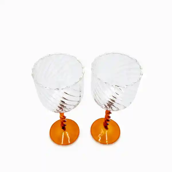 Set Copa Pamir Pata Ámbar Ambiente Gourmet