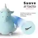 Miniso Peluche Redondo de Unicornio Azul