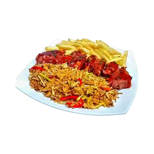 Combo Arroz Chino Papa Costilla para 3