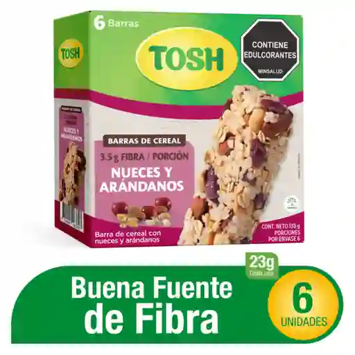 Tosh Barra de Cereal con Arándanos y Nueces