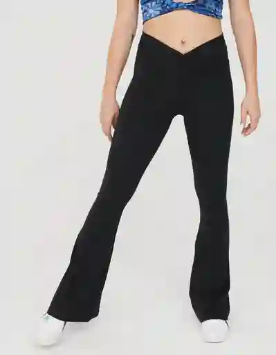 Leggings Regular Aerie Negro Talla XS American Eagle