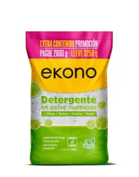 Detergente en Polvo Limón Ekono