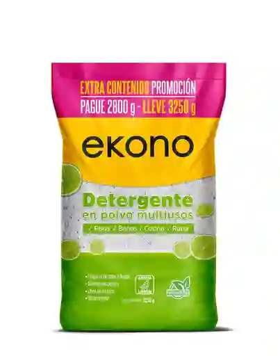 Detergente en Polvo Limón Ekono