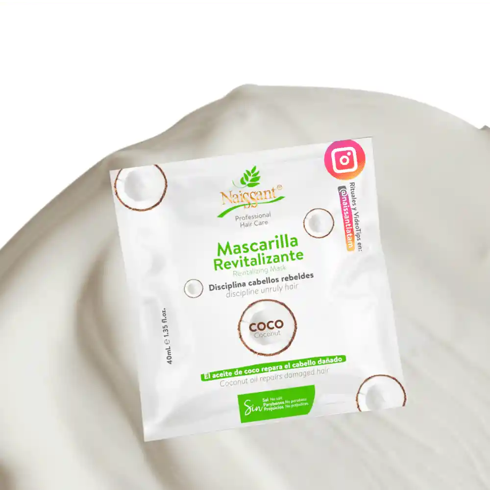 Naissant Mascarilla Capilar de Coco