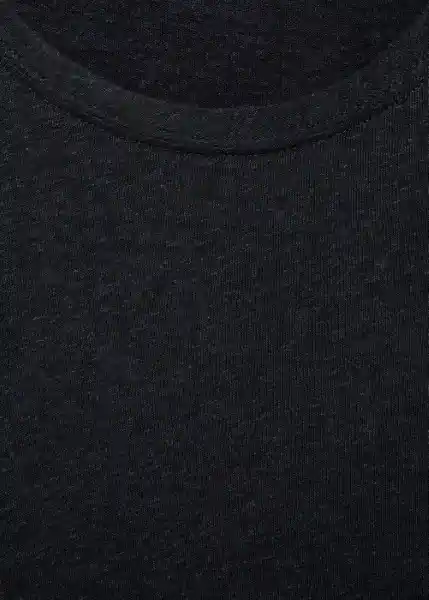 Camiseta Liman Navy Talla L Hombre Mango
