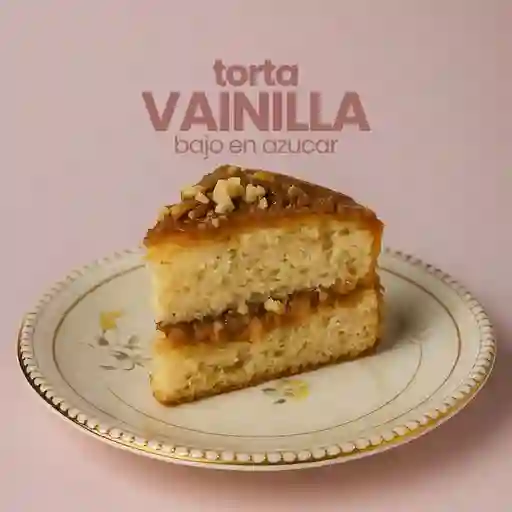 Porción torta vainilla