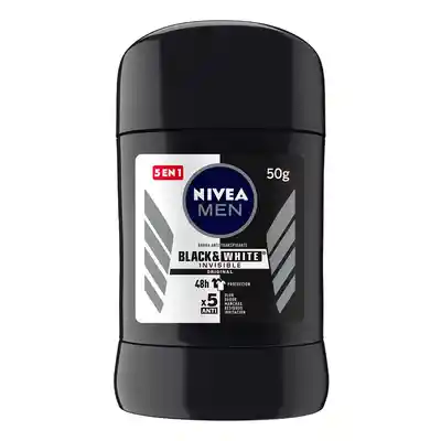 Nivea Men Desodorante Invisible Black & White Barra