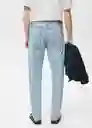 Jean Bob Tejano Claro Talla 44 Hombre Mango