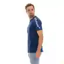 Marithé Francois Girbaud Camiseta Manga Corta Azul/Letras L