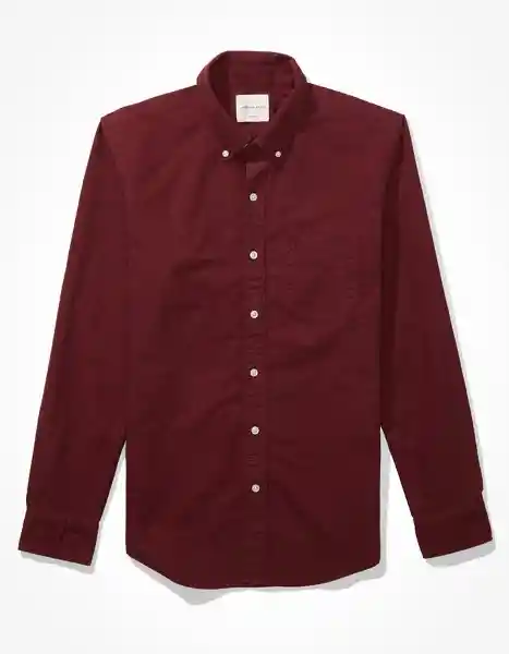 Camisa Hombre Vinotinto Talla X-SMALL 2100613 American Eagle