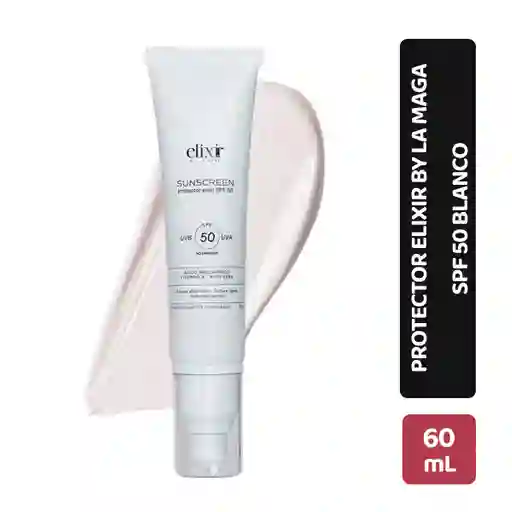 Elixir By La Maga 2 Protector Solar Niacinamida 50 Spf Blanco