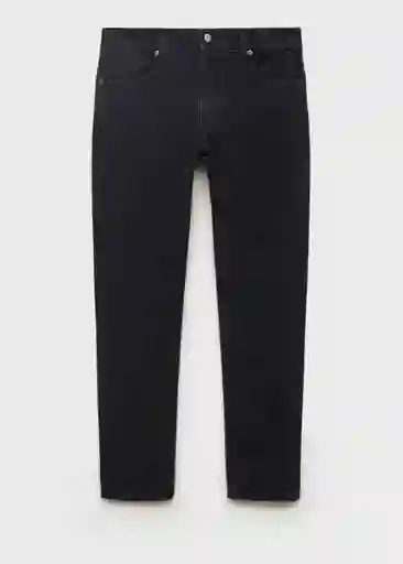 Jean Jan Tejano Negro Talla 40 Hombre Mango