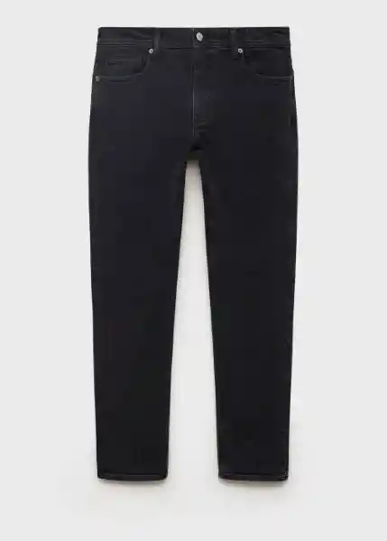 Jean Jan Tejano Negro Talla 40 Hombre Mango