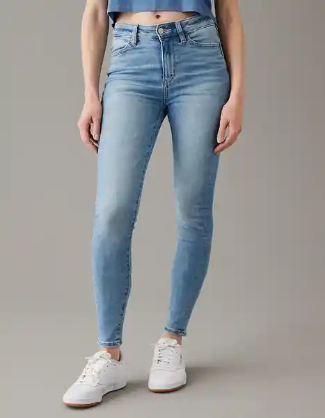 Jean Mujer Azul Talla 2 Short American Eagle 04334603